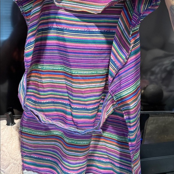 Pup Crew Multicolor Striped Dog Costume. Poncho for Halloween! NWT size XL - Picture 3 of 3